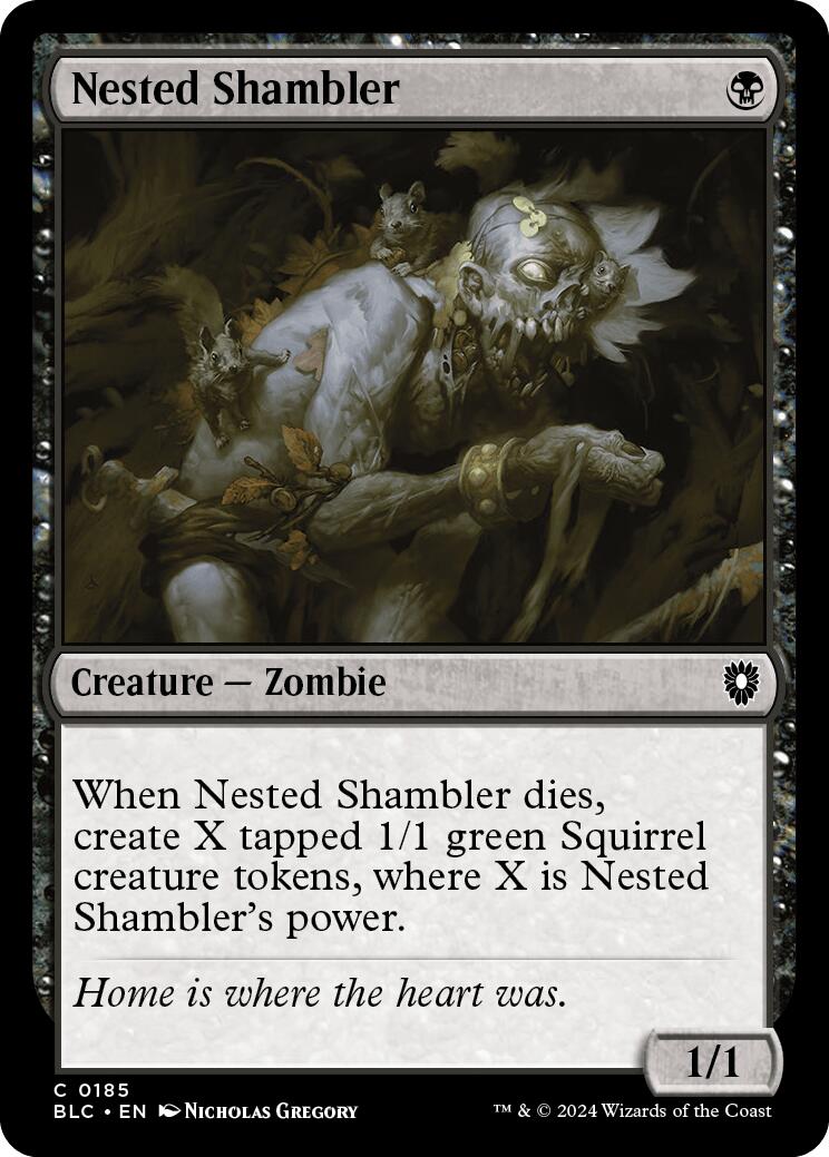 Nested Shambler [Bloomburrow Commander] | Gear Gaming Bentonville