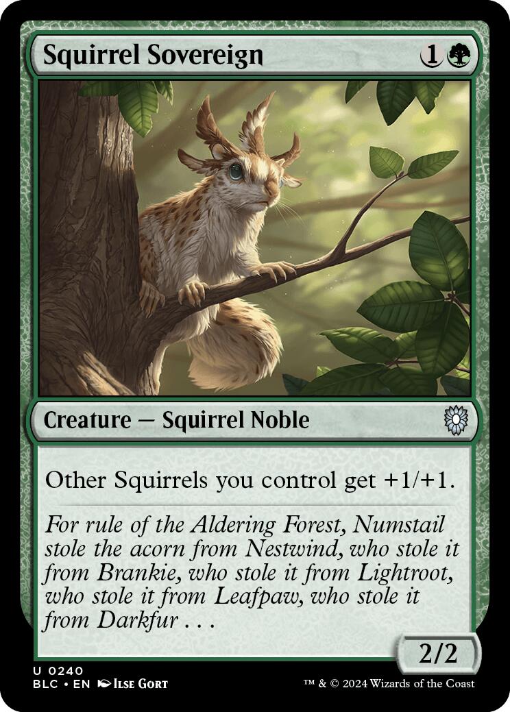 Squirrel Sovereign [Bloomburrow Commander] | Gear Gaming Bentonville