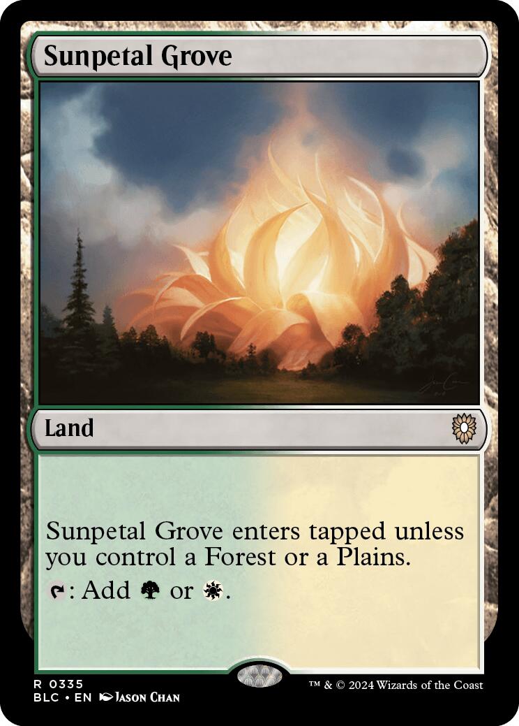 Sunpetal Grove [Bloomburrow Commander] | Gear Gaming Bentonville