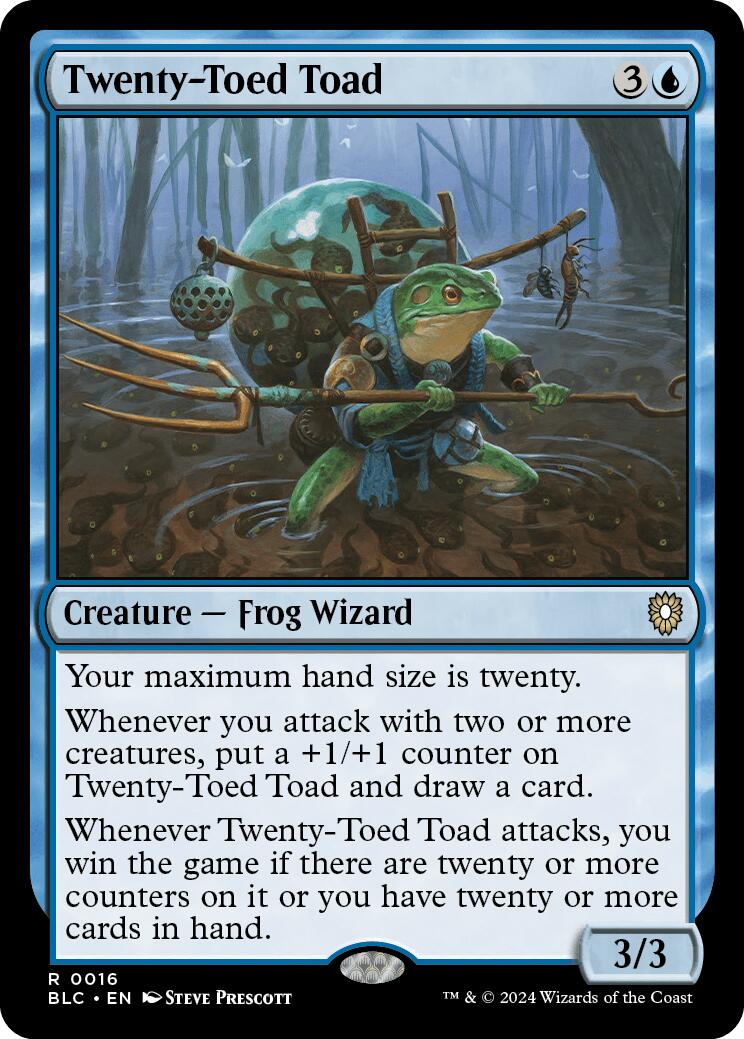 Twenty-Toed Toad [Bloomburrow Commander] | Gear Gaming Bentonville