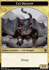 Cat Dragon // Dragon (006) Double-Sided Token [Commander 2017 Tokens] | Gear Gaming Bentonville