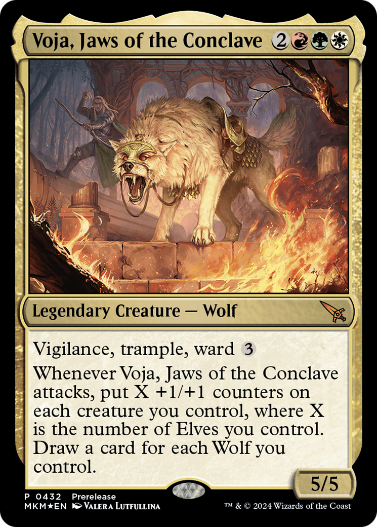 Voja, Jaws of the Conclave [Murders at Karlov Manor Prerelease Promos] | Gear Gaming Bentonville