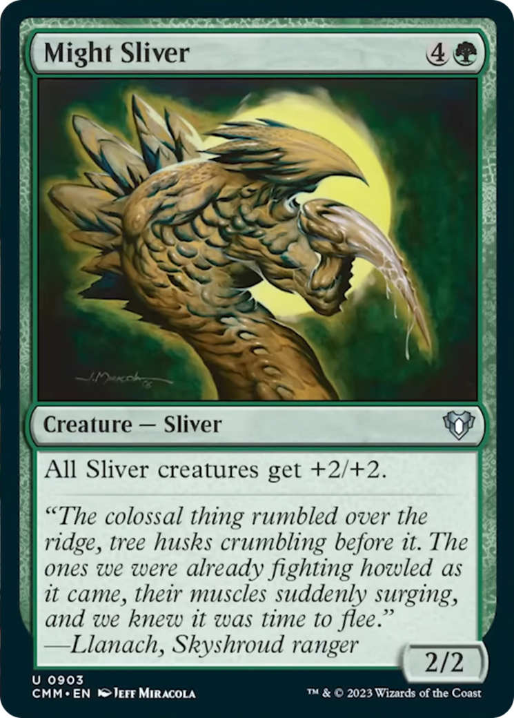 Might Sliver [Commander Masters] | Gear Gaming Bentonville