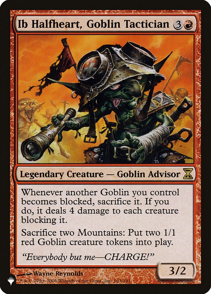 Ib Halfheart, Goblin Tactician [The List] | Gear Gaming Bentonville