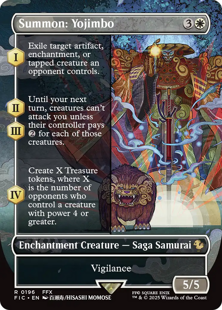 Summon: Yojimbo (Borderless) [FINAL FANTASY Commander] | Gear Gaming Bentonville