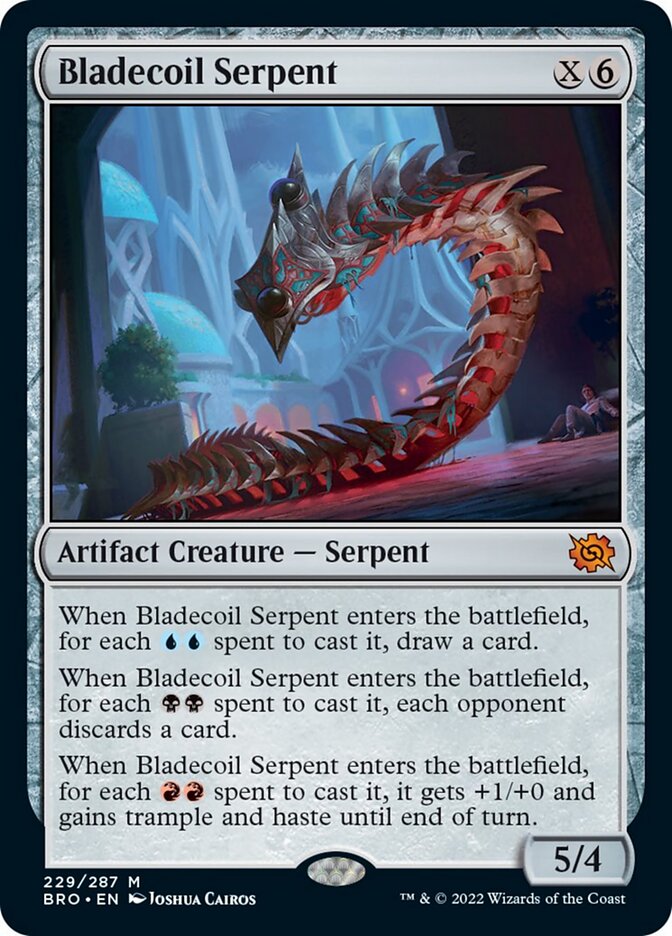 Bladecoil Serpent (Promo Pack) [The Brothers' War Promos] | Gear Gaming Bentonville