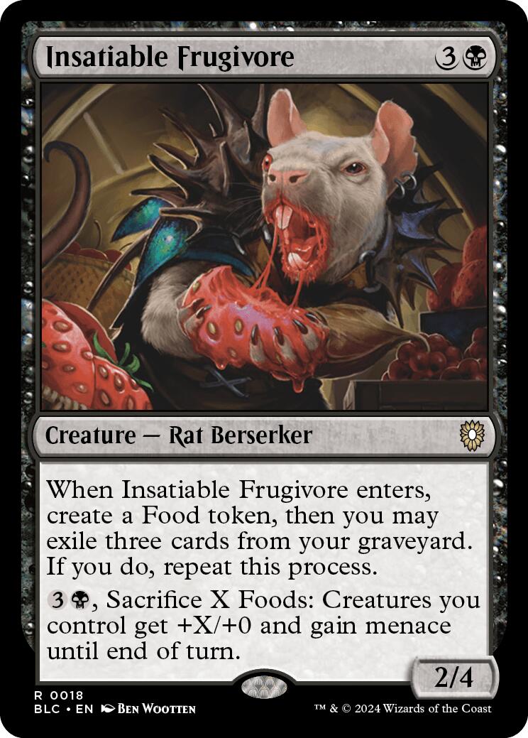 Insatiable Frugivore [Bloomburrow Commander] | Gear Gaming Bentonville