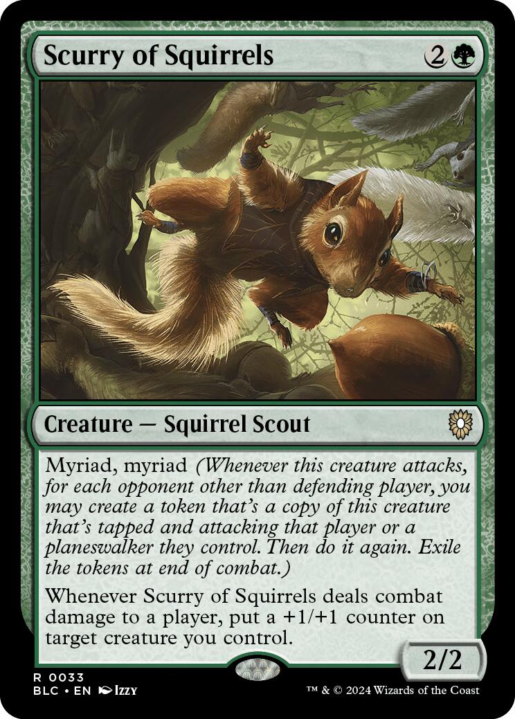 Scurry of Squirrels [Bloomburrow Commander] | Gear Gaming Bentonville