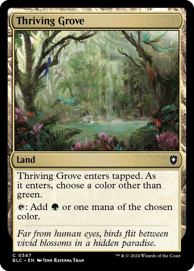 Thriving Grove [Bloomburrow Commander] | Gear Gaming Bentonville