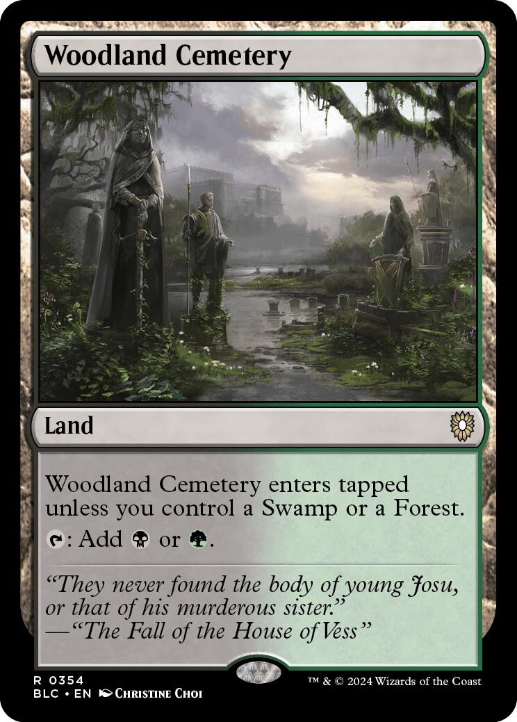 Woodland Cemetery [Bloomburrow Commander] | Gear Gaming Bentonville