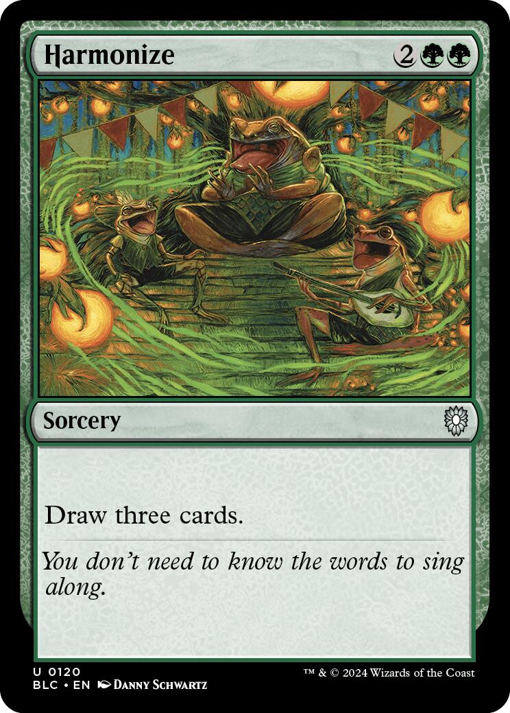 Harmonize [Bloomburrow Commander] | Gear Gaming Bentonville