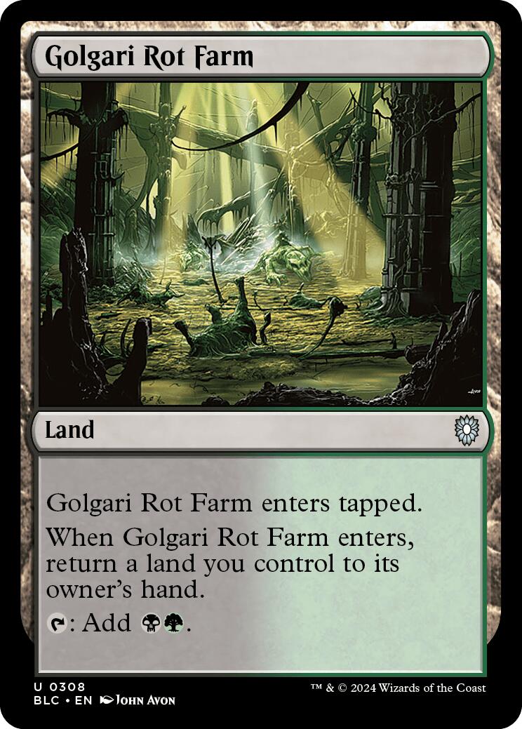 Golgari Rot Farm [Bloomburrow Commander] | Gear Gaming Bentonville