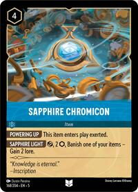 Sapphire Chromicon (168/204) [Shimmering Skies] | Gear Gaming Bentonville