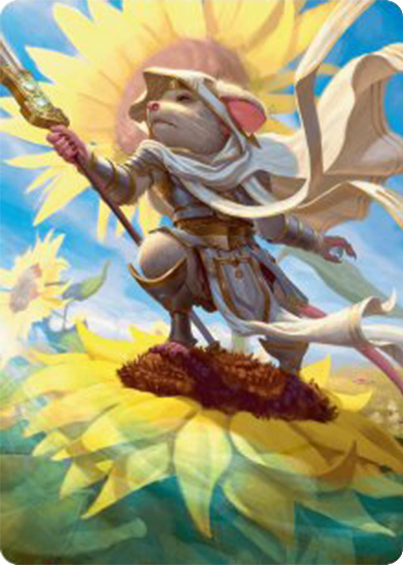 Elspeth, Sun's Champion Art Card [Bloomburrow Art Series] | Gear Gaming Bentonville