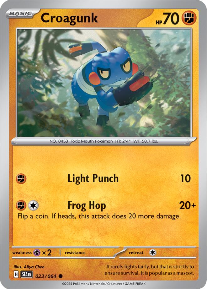 Croagunk (023/064) [Scarlet & Violet: Shrouded Fable] | Gear Gaming Bentonville