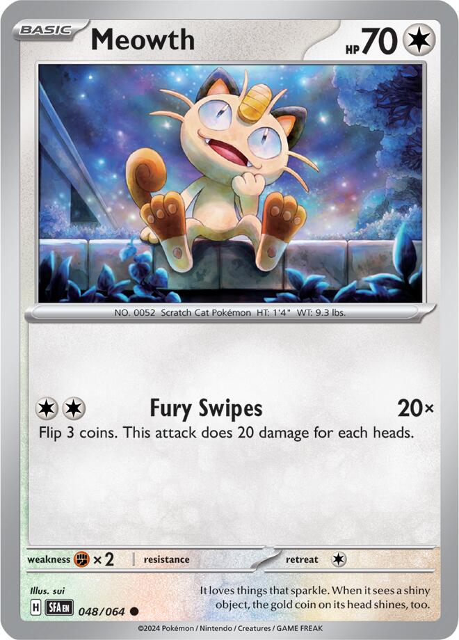 Meowth (048/064) [Scarlet & Violet: Shrouded Fable] | Gear Gaming Bentonville