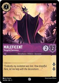 Maleficent - Vengeful Sorceress (54/204) [Shimmering Skies] | Gear Gaming Bentonville