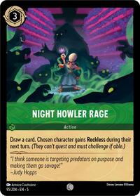 Night Howler Rage (95/204) [Shimmering Skies] | Gear Gaming Bentonville