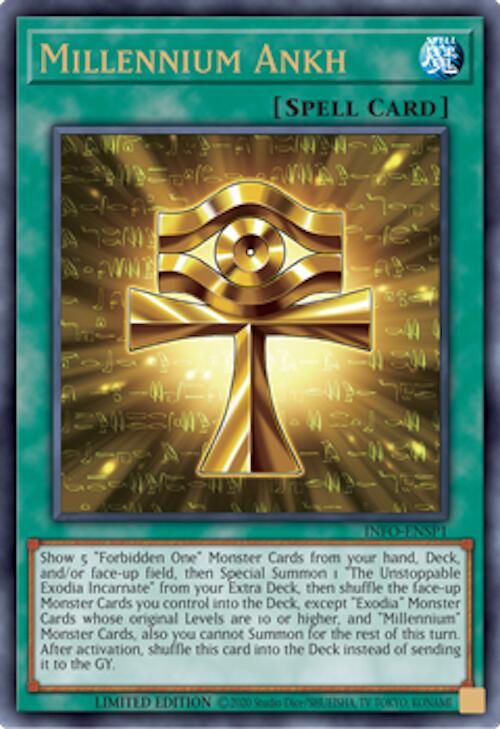 Millennium Ankh (INFO-ENSP1) [INFO-ENSP1] Secret Rare | Gear Gaming Bentonville