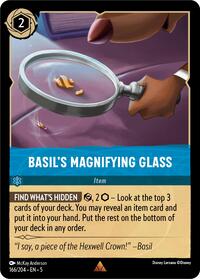 Basil's Magnifying Glass (166/204) [Shimmering Skies] | Gear Gaming Bentonville