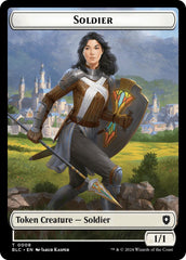 Soldier // Citizen Double-Sided Token [Bloomburrow Commander Tokens] | Gear Gaming Bentonville