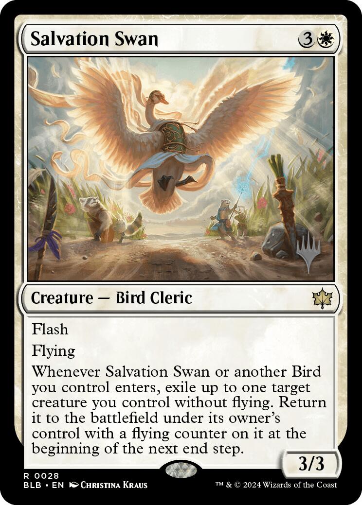 Salvation Swan (Promo Pack) [Bloomburrow Promos] | Gear Gaming Bentonville