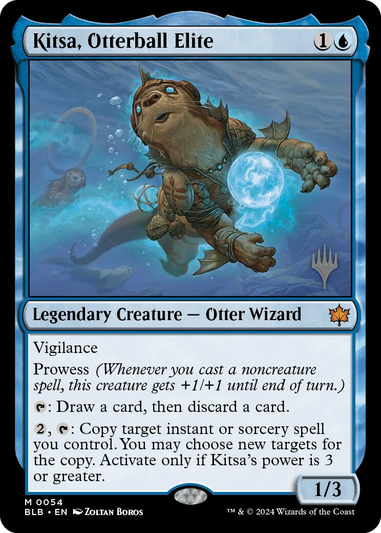 Kitsa, Otterball Elite (Promo Pack) [Bloomburrow Promos] | Gear Gaming Bentonville