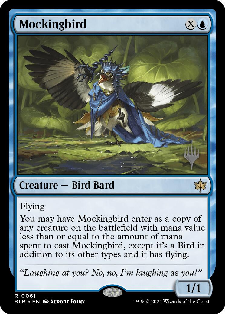 Mockingbird (Promo Pack) [Bloomburrow Promos] | Gear Gaming Bentonville