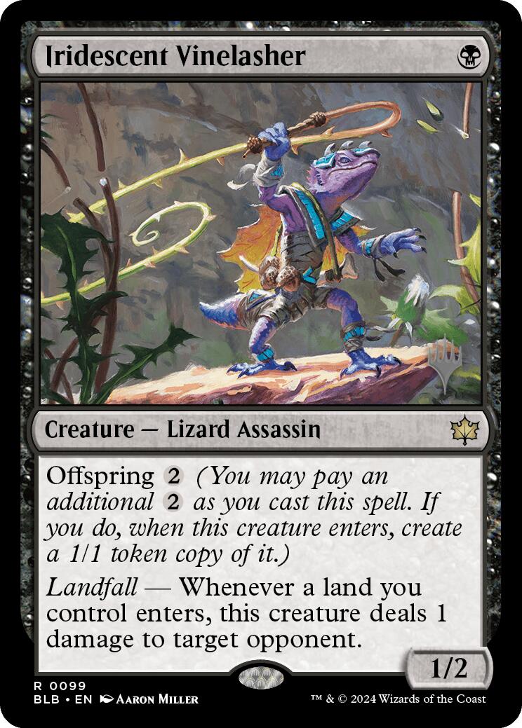 Iridescent Vinelasher (Promo Pack) [Bloomburrow Promos] | Gear Gaming Bentonville