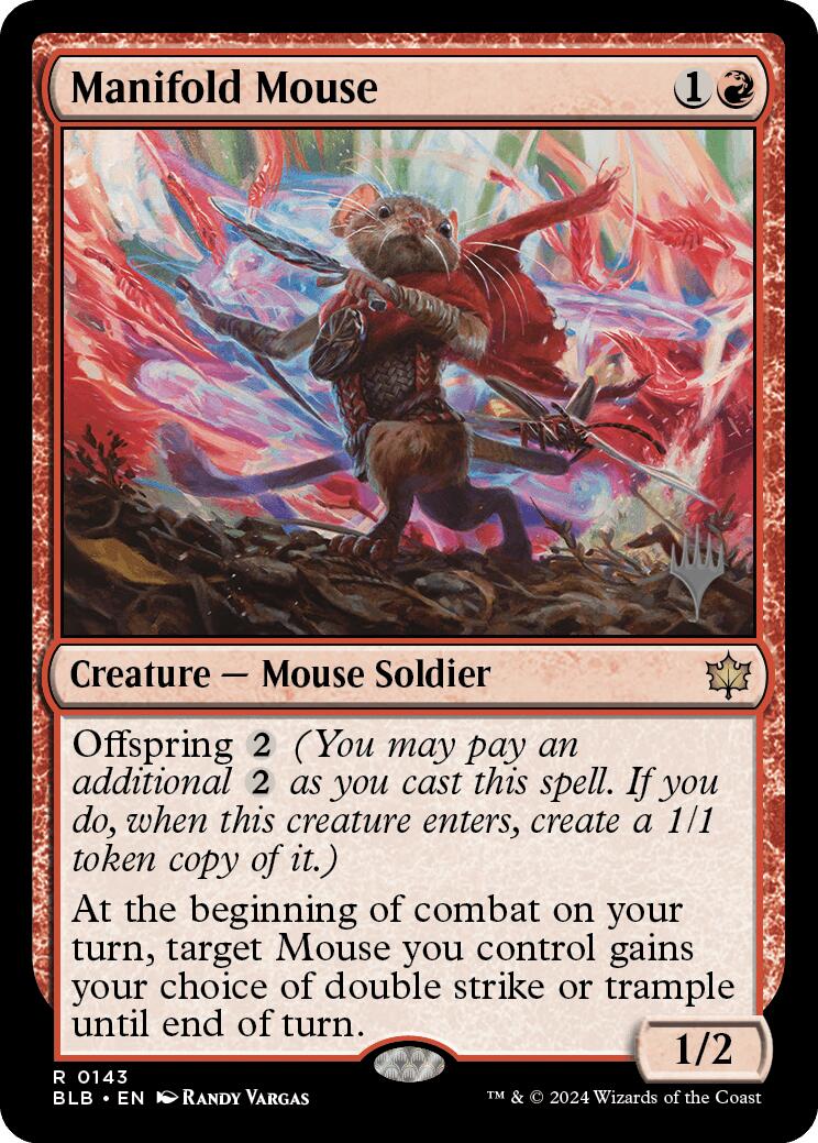 Manifold Mouse (Promo Pack) [Bloomburrow Promos] | Gear Gaming Bentonville