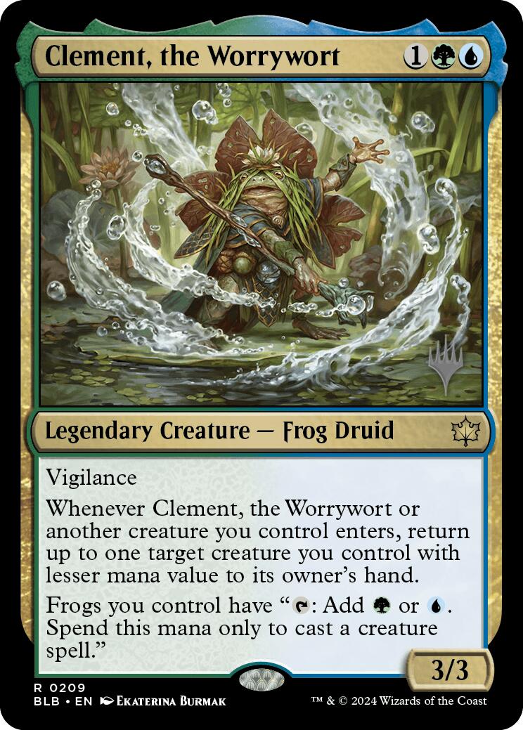 Clement, the Worrywort (Promo Pack) [Bloomburrow Promos] | Gear Gaming Bentonville