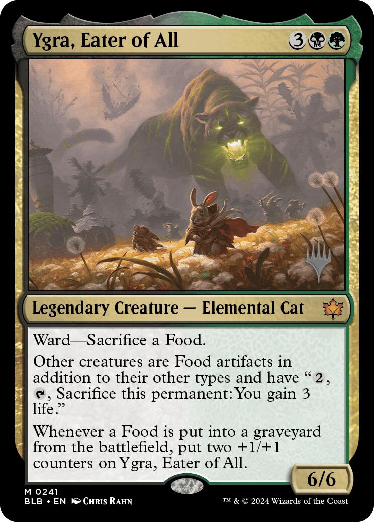 Ygra, Eater of All (Promo Pack) [Bloomburrow Promos] | Gear Gaming Bentonville