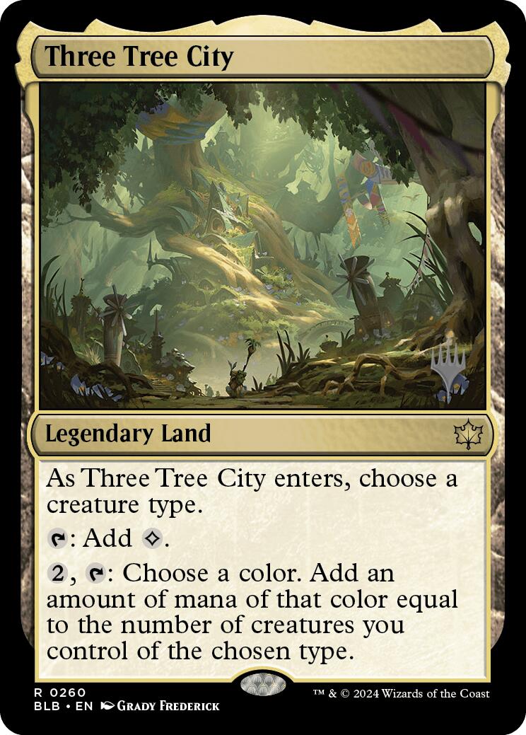 Three Tree City (Promo Pack) [Bloomburrow Promos] | Gear Gaming Bentonville