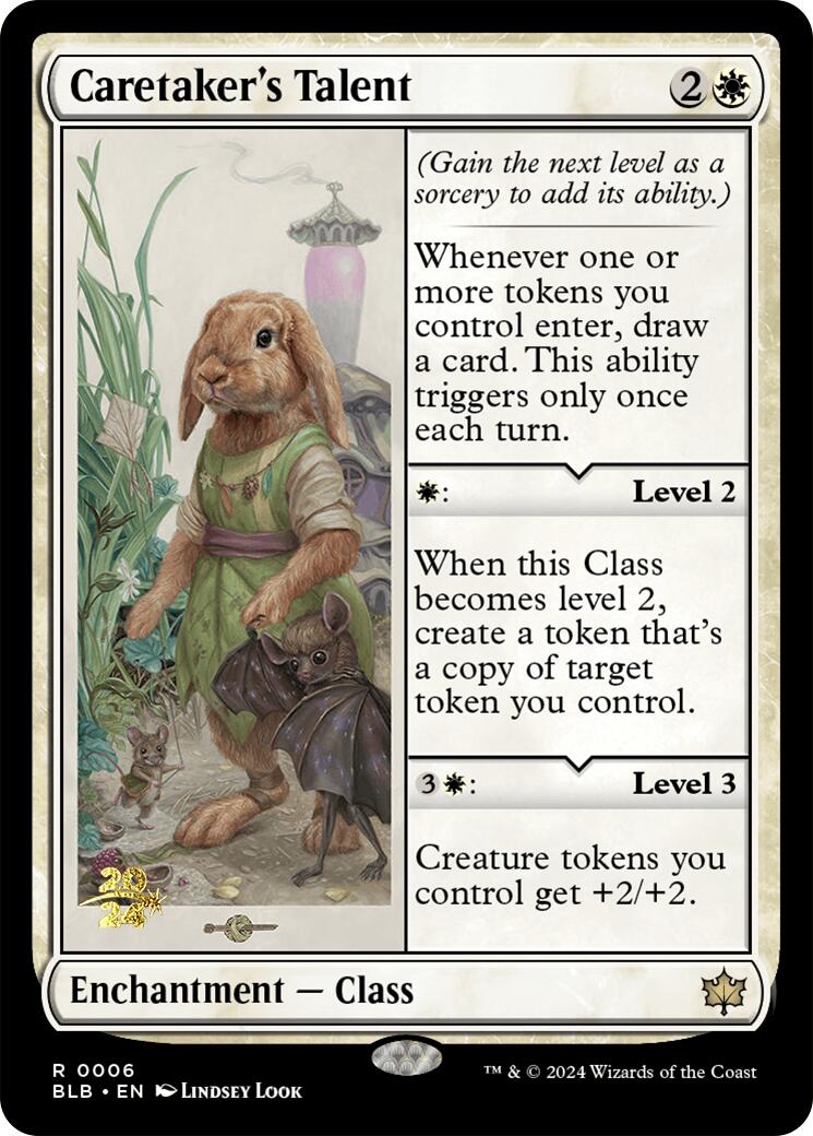 Caretaker's Talent [Bloomburrow Prerelease Promos] | Gear Gaming Bentonville