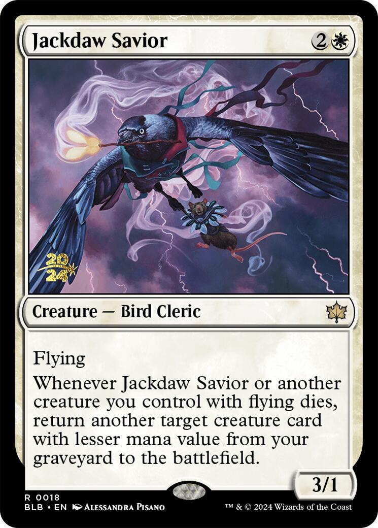 Jackdaw Savior [Bloomburrow Prerelease Promos] | Gear Gaming Bentonville