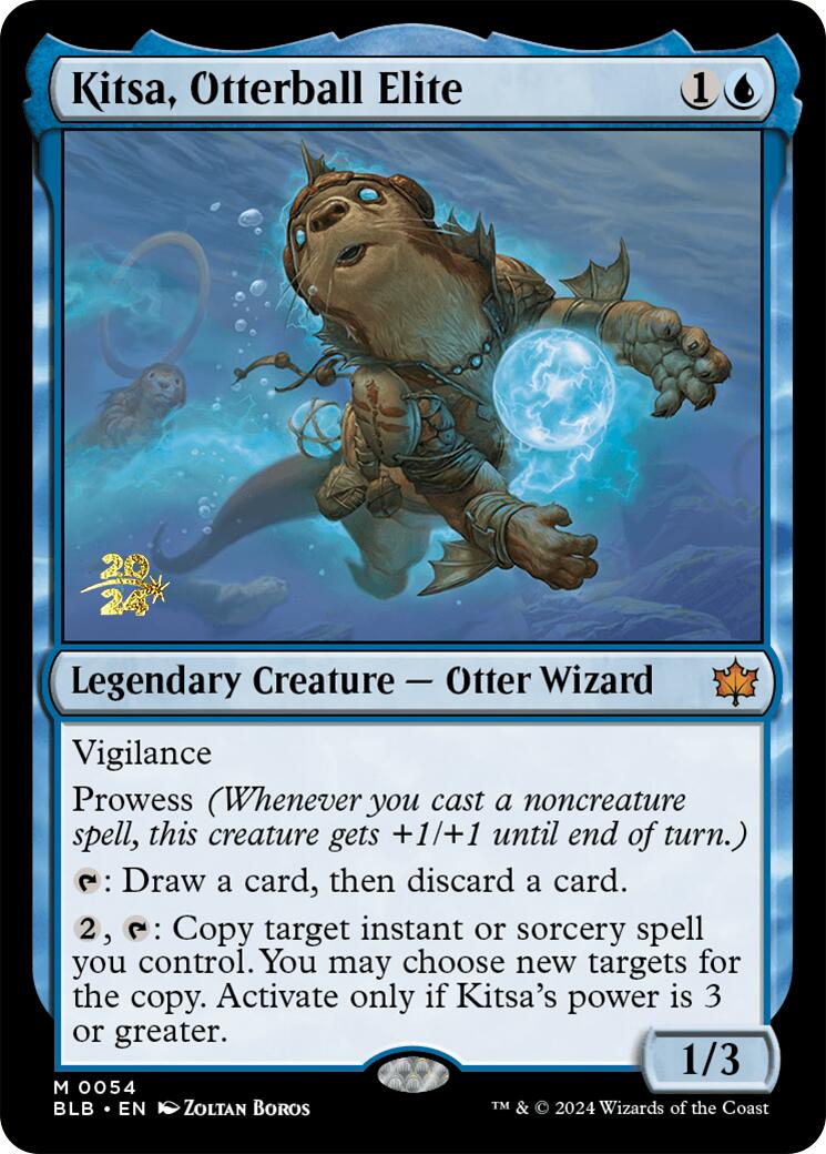 Kitsa, Otterball Elite [Bloomburrow Prerelease Promos] | Gear Gaming Bentonville