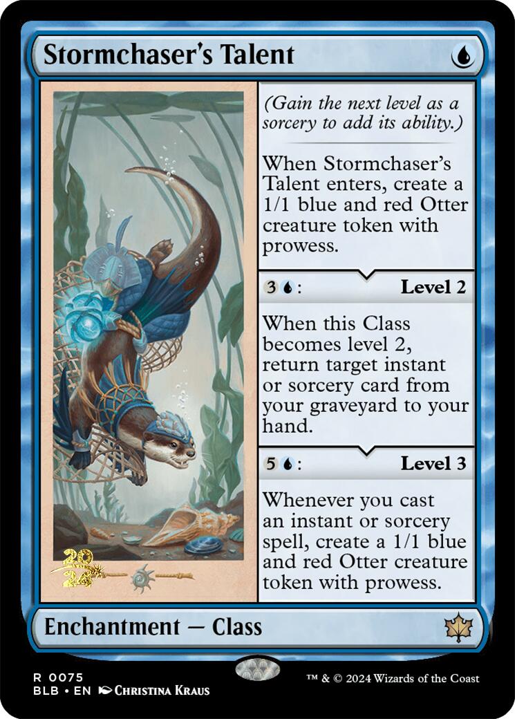 Stormchaser's Talent [Bloomburrow Prerelease Promos] | Gear Gaming Bentonville