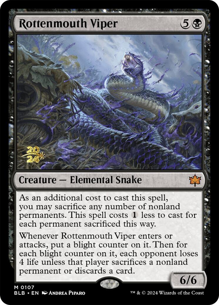 Rottenmouth Viper [Bloomburrow Prerelease Promos] | Gear Gaming Bentonville