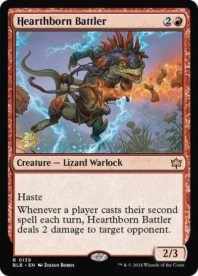 Hearthborn Battler [Bloomburrow Prerelease Promos] | Gear Gaming Bentonville