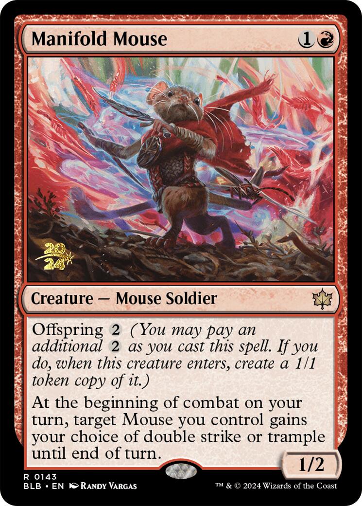 Manifold Mouse [Bloomburrow Prerelease Promos] | Gear Gaming Bentonville