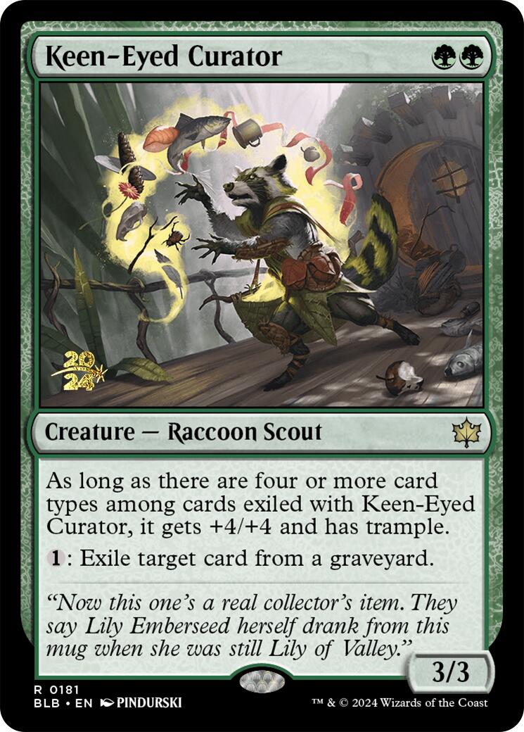 Keen-Eyed Curator [Bloomburrow Prerelease Promos] | Gear Gaming Bentonville