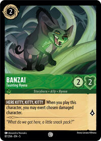 Banzai - Taunting Hyena (87/204) [Shimmering Skies] | Gear Gaming Bentonville
