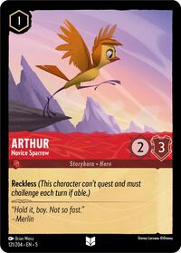 Arthur - Novice Sparrow (121/204) [Shimmering Skies] | Gear Gaming Bentonville
