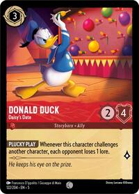 Donald Duck - Daisy's Date (122/204) [Shimmering Skies] | Gear Gaming Bentonville