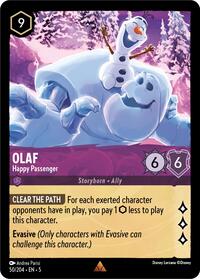 Olaf - Happy Passenger (50/204) [Shimmering Skies] | Gear Gaming Bentonville