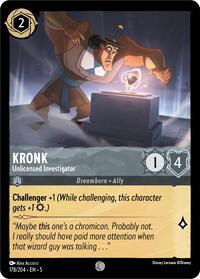 Kronk - Unlicensed Investigator (178/204) [Shimmering Skies] | Gear Gaming Bentonville