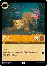 Nala - Mischievous Cub (2/204) [Shimmering Skies] | Gear Gaming Bentonville