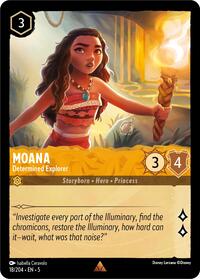 Moana - Determined Explorer (18/204) [Shimmering Skies] | Gear Gaming Bentonville