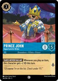 Prince John - Opportunistic Briber (141/204) [Shimmering Skies] | Gear Gaming Bentonville