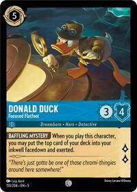 Donald Duck - Focused Flatfoot (155/204) [Shimmering Skies] | Gear Gaming Bentonville